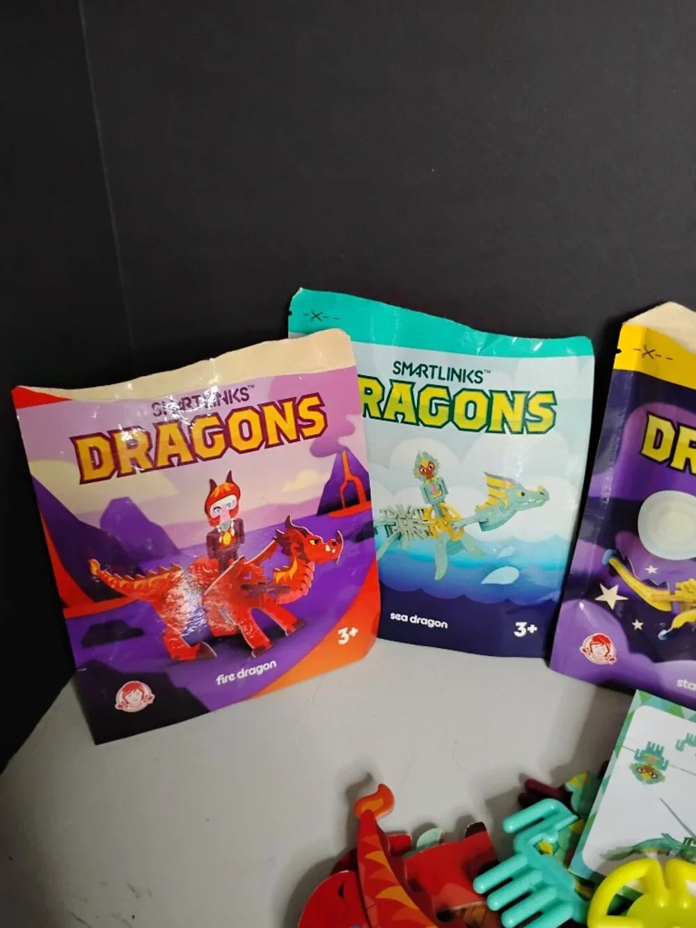 Wendy's Smartlinks Dragons Lot of 6 Toys 2020